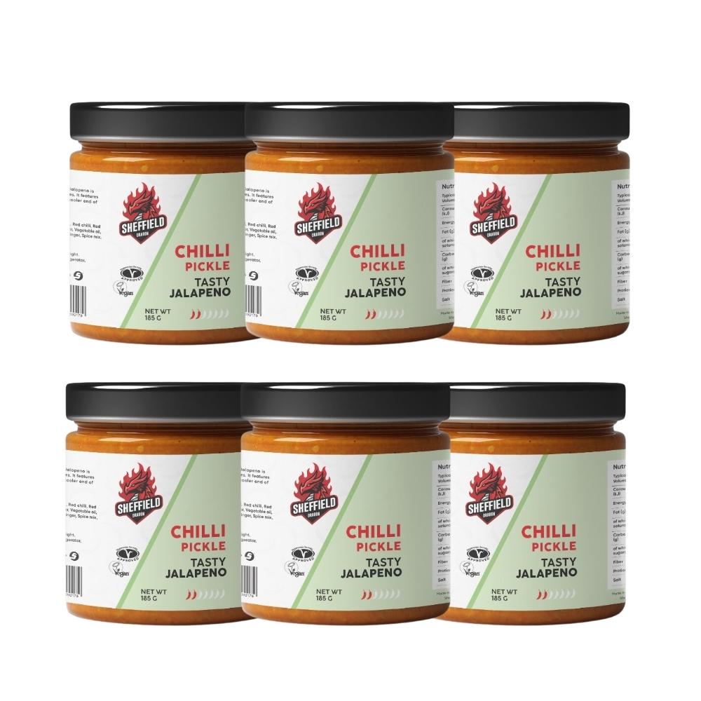 Tasty Jalapeño Sweet and Smoky Chilli Pickle 🌶️🌶️
