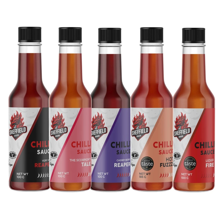 The Hotter collection - Hot chilli sauces