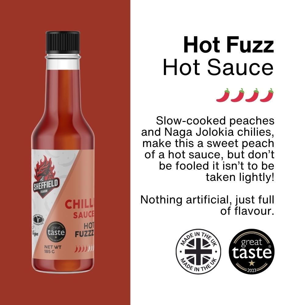 Hot Fuzzz Naga Hot Sauce 🌶️🌶️🌶️🌶️