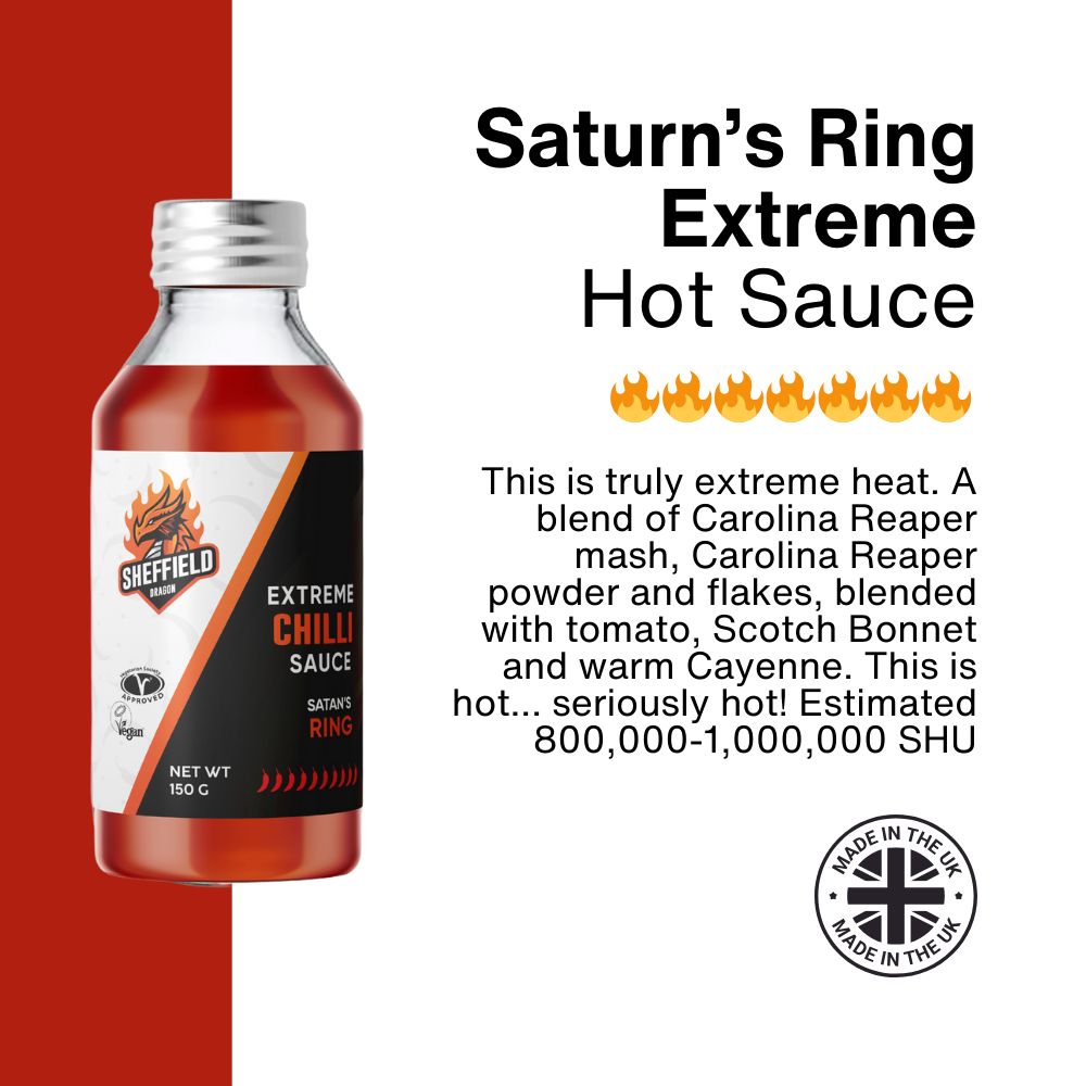 saturns ring extreme hot sauce information